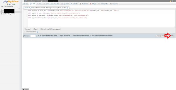 wordpress site adresi değiştirme
